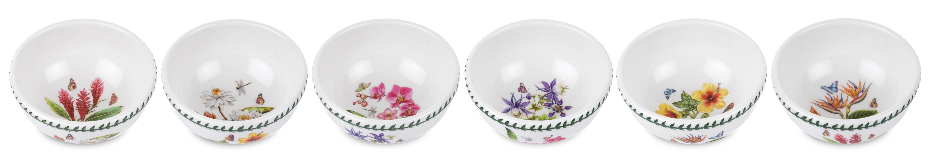 Exotic Botanic Garden Set of 6 Bowls, 5.5 Inch image number null